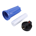 High Quality Plastic Liquid PP PVC Bag Material Filter Housing Industrial Big Blue Water Filter Housing